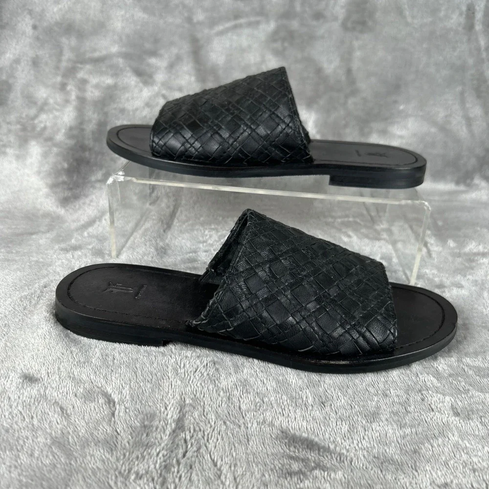 Frye black leather